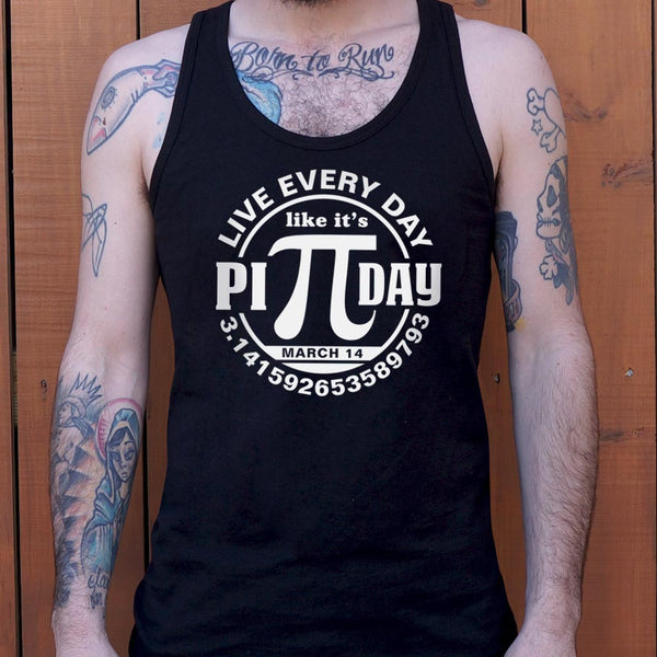 Every Day Is Pi Day  Men's Tank Top