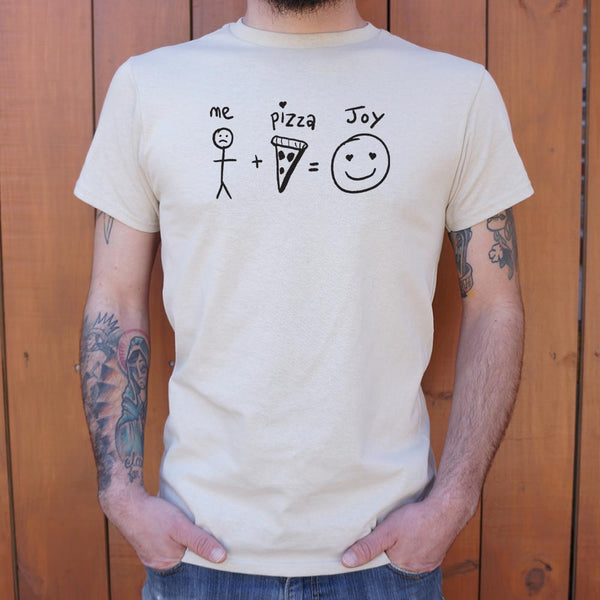 Pizza Joy Equation Men's T-Shirt