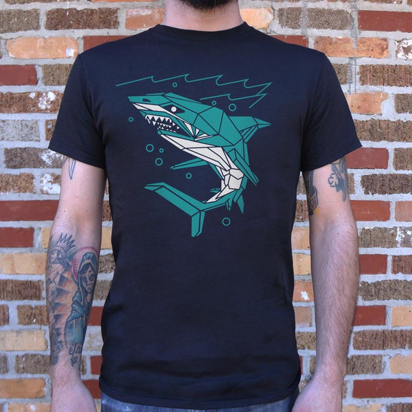 Polygon Shark Men's T-Shirt