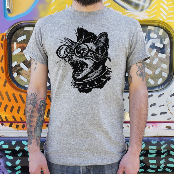 Punk Cat Men's T-Shirt