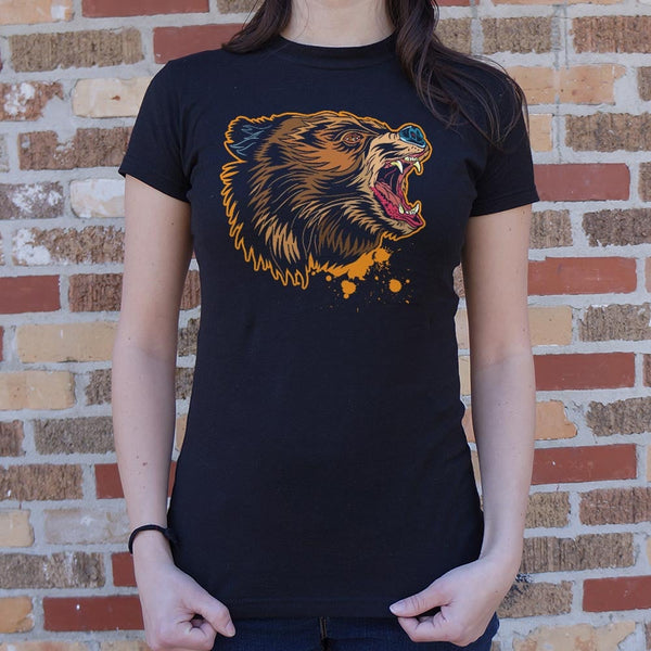 Raging Bear Graphic Women's T-Shirt