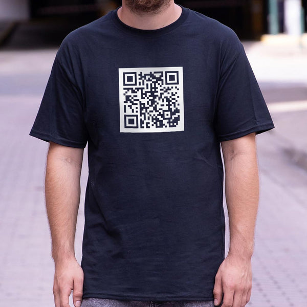 Rick Roll QR Code Men's T-Shirt