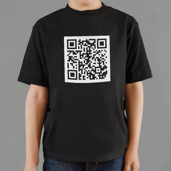 Rick Roll QR Code Kids' T-Shirt