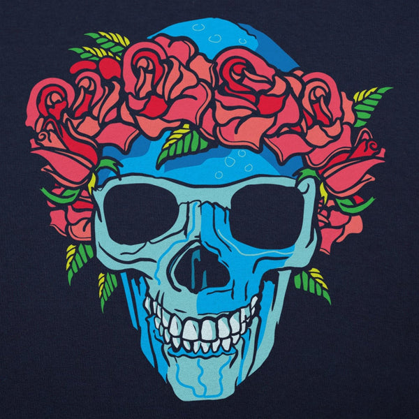 Rose Crowned Skull Graphic Women's T-Shirt