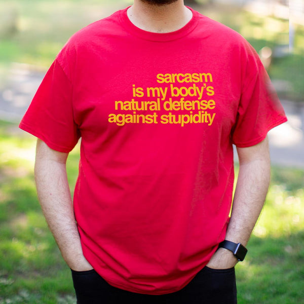 Sarcasm Defense Men's T-Shirt