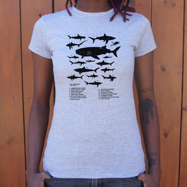 Shark Chart Women's T-Shirt