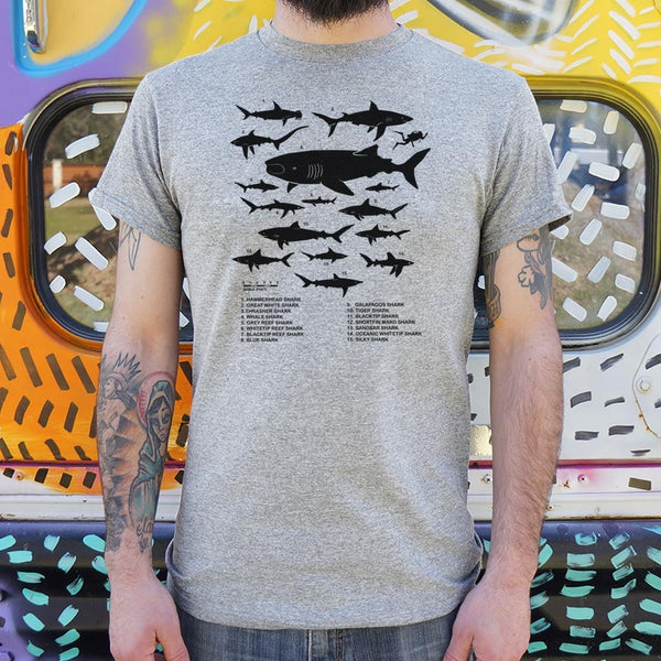 Shark Chart Men's T-Shirt
