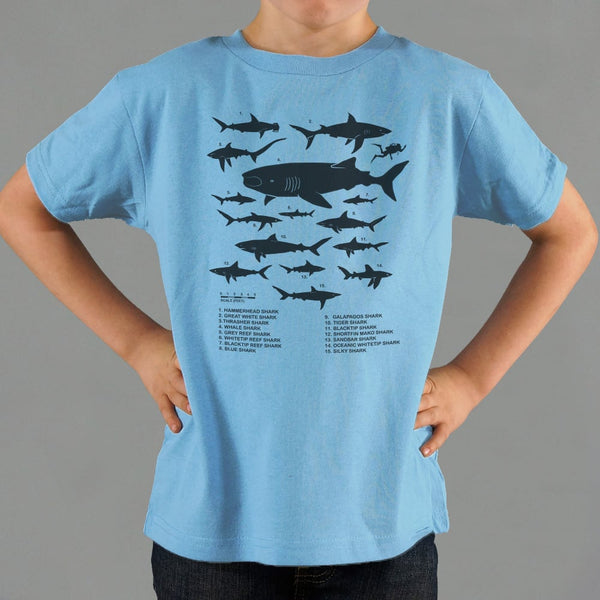 Shark Chart Kids' T-Shirt