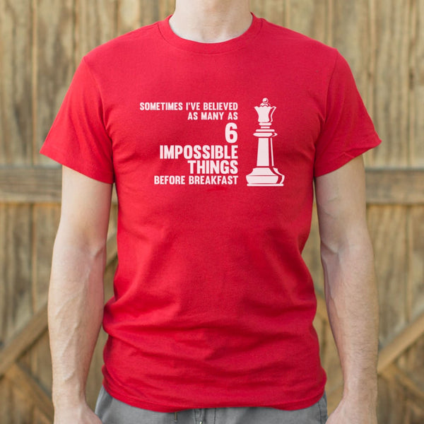 Six Impossible Things Men's T-Shirt
