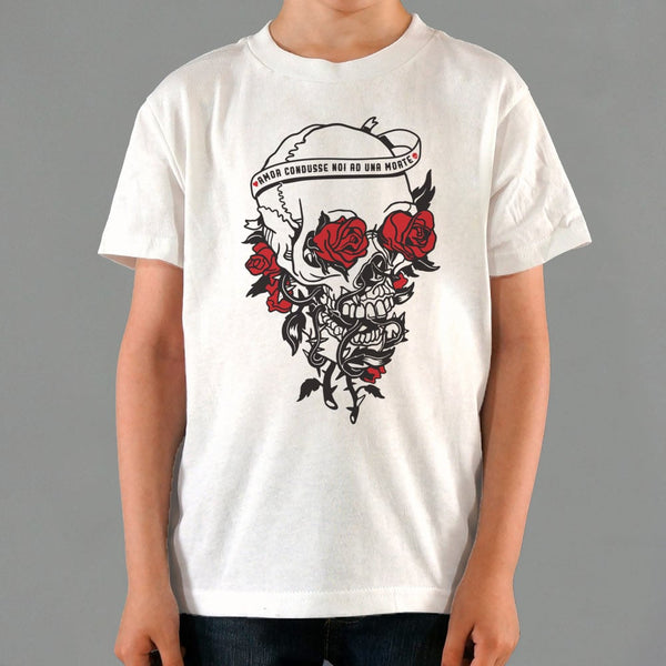 Skull And Roses Kids' T-Shirt