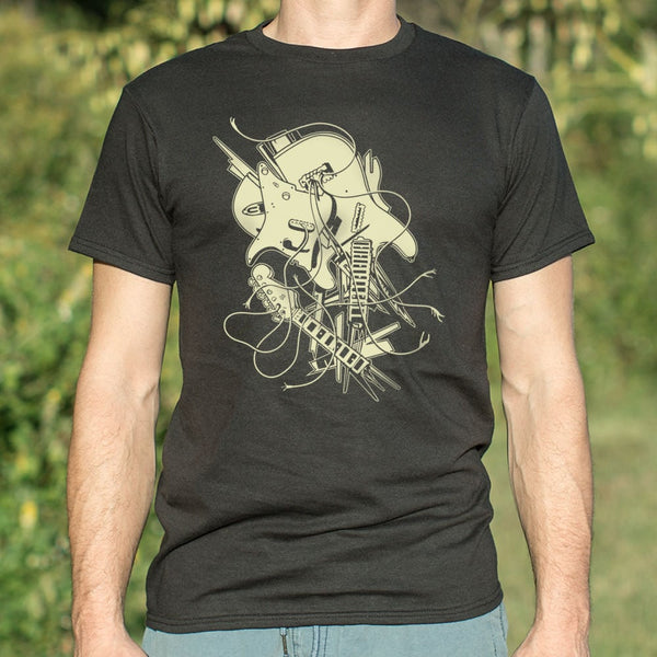 Smashed Guitar Men's T-Shirt