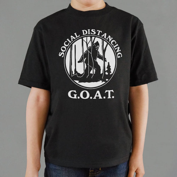 Social Distancing G.O.A.T. Kids' T-Shirt