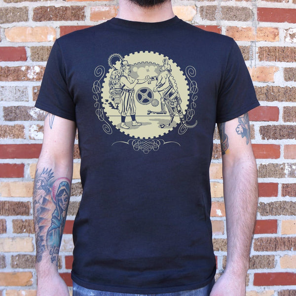 Steampunk Boxing Men's T-Shirt