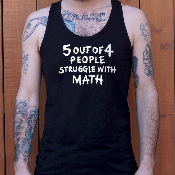 Struggle With Math Men's Tank Top