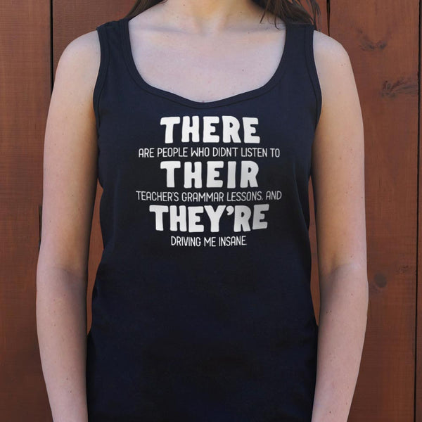 There Their They're Women's Tank Top