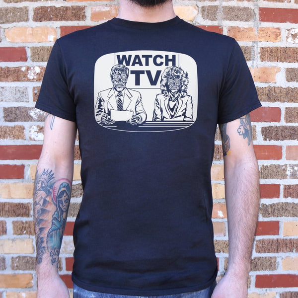 They Live On TV Men's T-Shirt