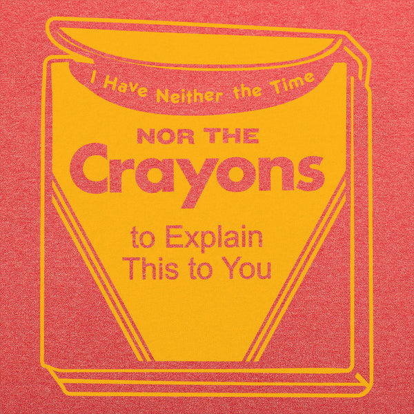 Time Nor Crayons Men's T-Shirt