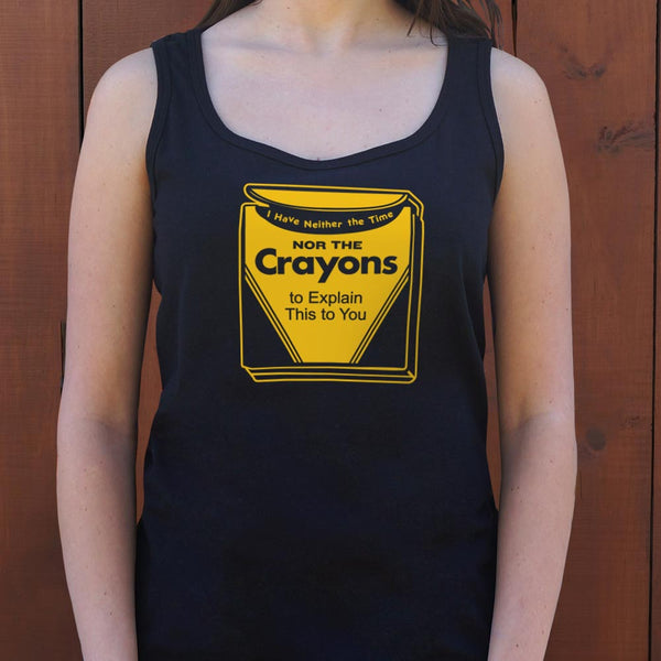Time Nor Crayons Women's Tank Top