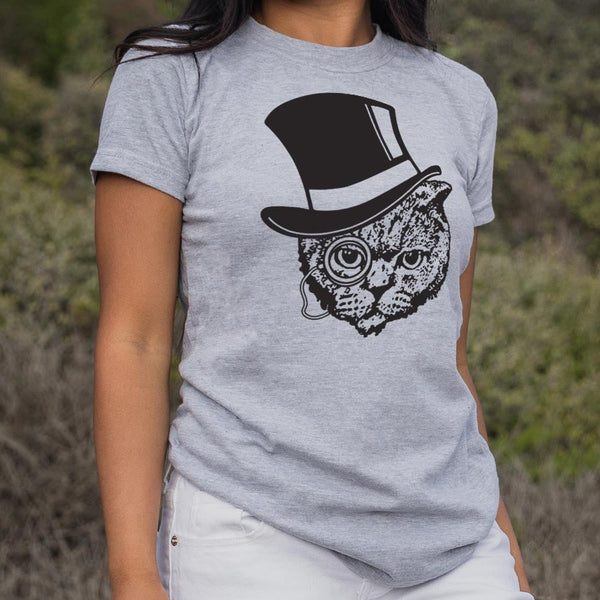 Top Hat Cat Women's T-Shirt