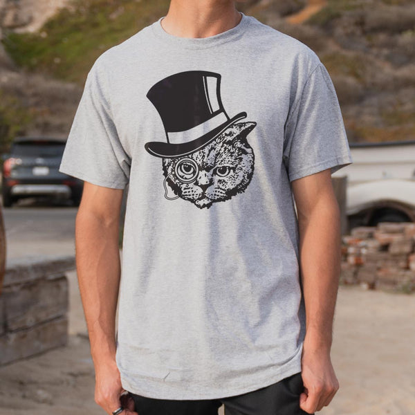 Top Hat Cat Men's T-Shirt