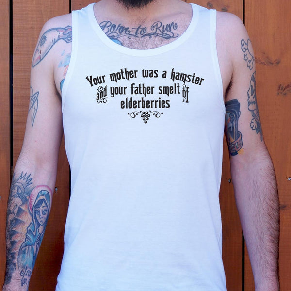 Your Mother Was A Hamster Men's Tank Top