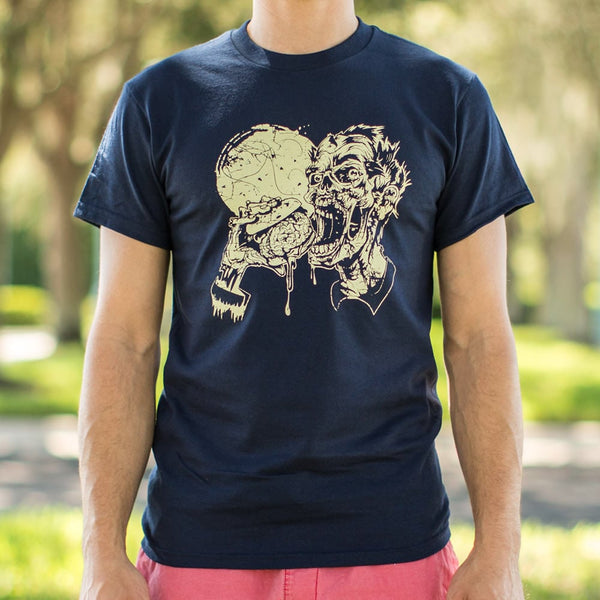 Zombie Brain Burger Men's T-Shirt