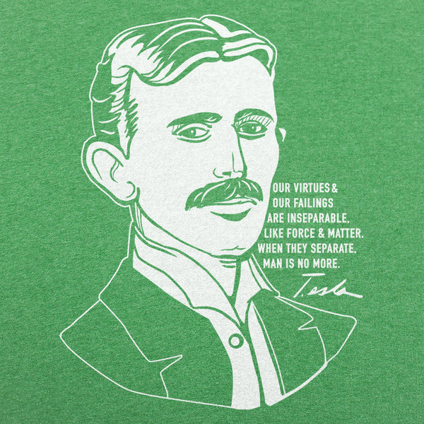 Tesla Quote  Men's T-Shirt