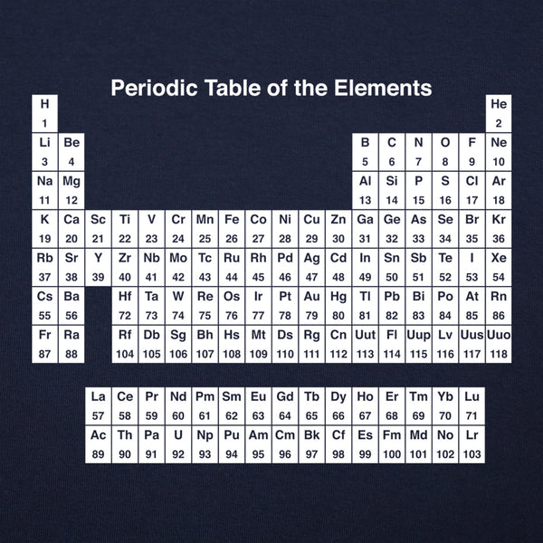 Periodic Table Men's T-Shirt