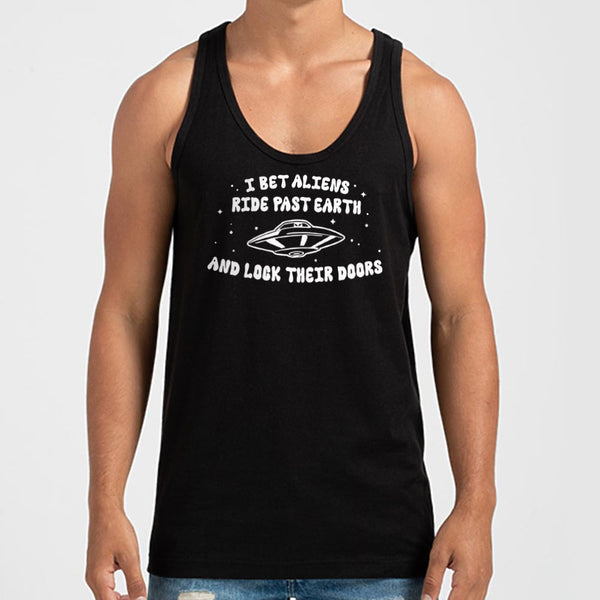 Aliens Lock Doors Men's Tank Top