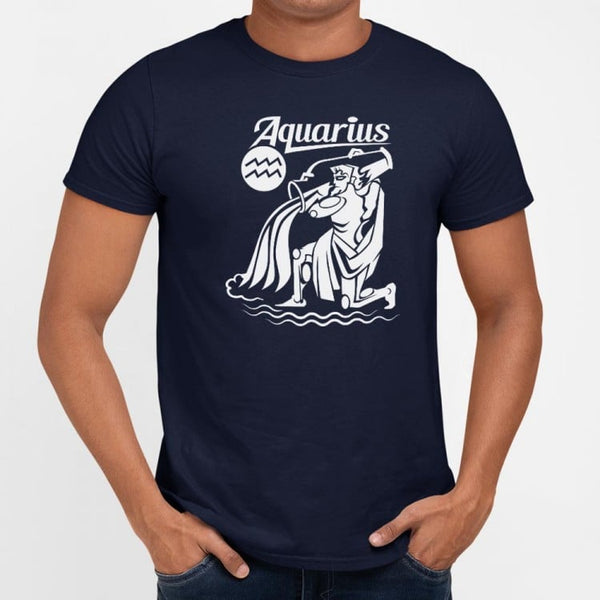 Aquarius Zodiac Men's T-Shirt