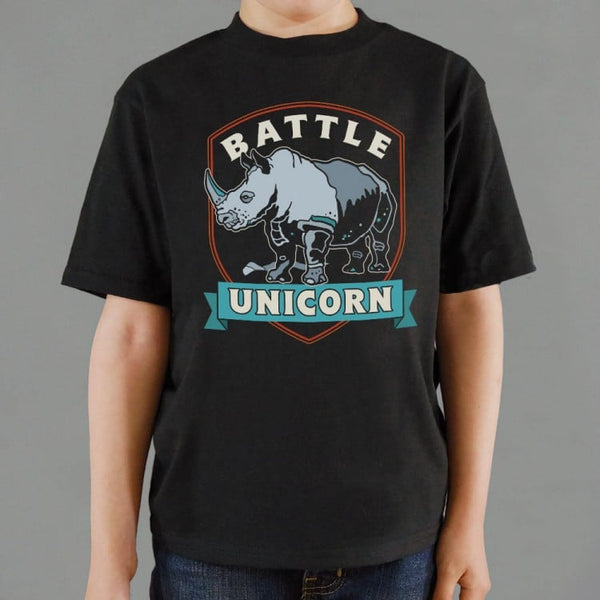 Battle Unicorn Full Color Kids' T-Shirt