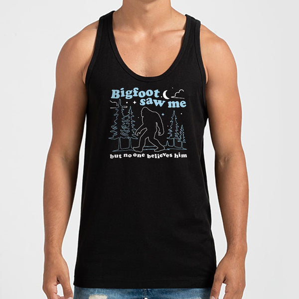 Bigfoot Saw Me Men's Tank