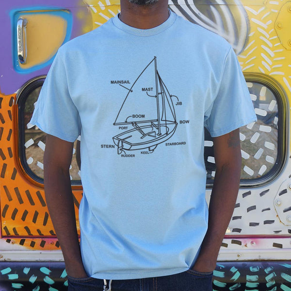 Boat Diagram Men's T-Shirt