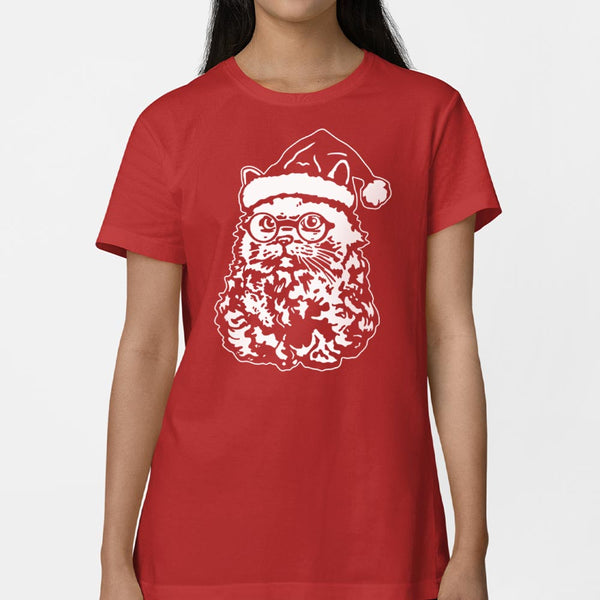 Cat Santa Women's T-Shirt