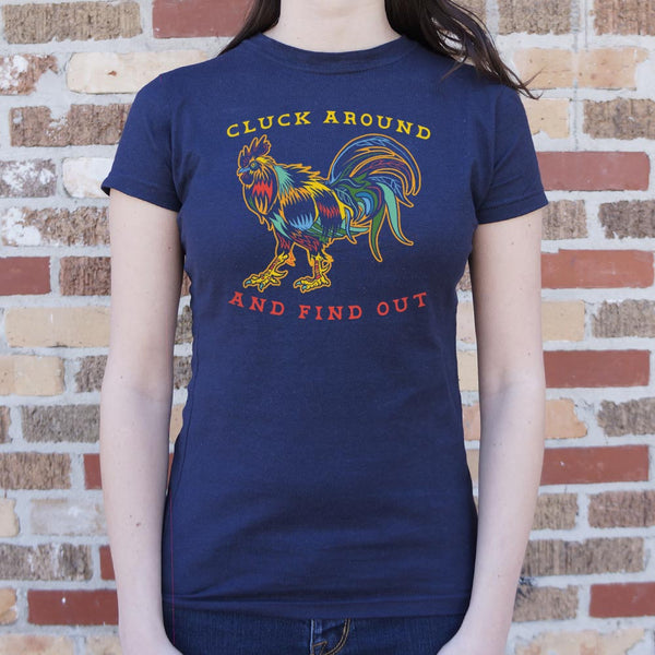 Cluck Around Full Color Women's T-Shirt