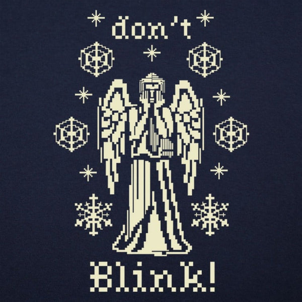 Don't Blink Needlepoint Men's T-Shirt