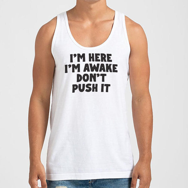 Don't Push It Men's Tank