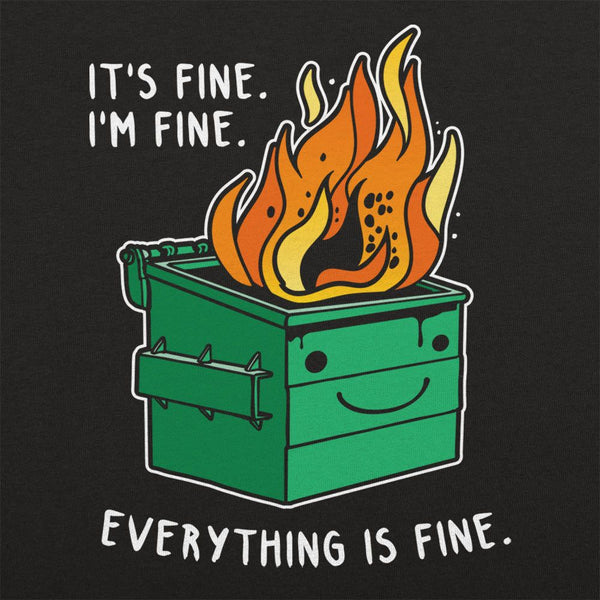 Everything is Fine Full Color Men's T-Shirt