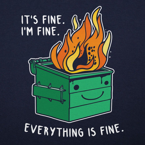 Everything is Fine Full Color Men's T-Shirt