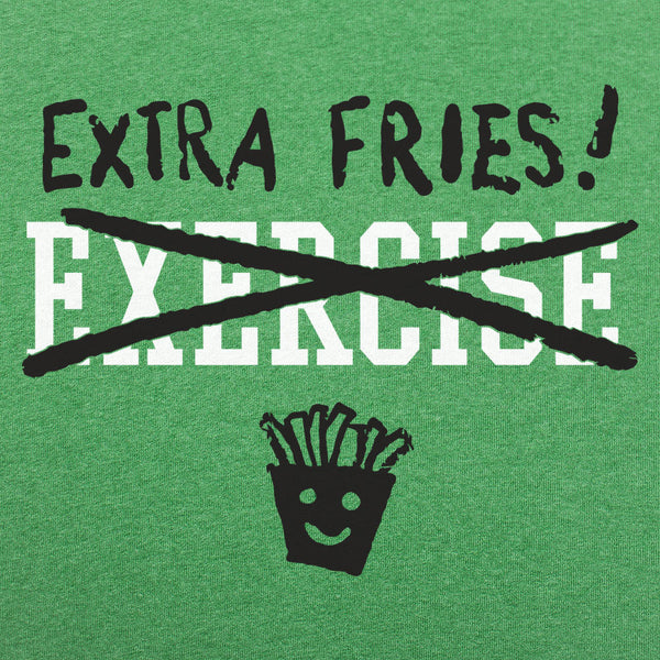 Exercise Extra Fries Men's T-Shirt