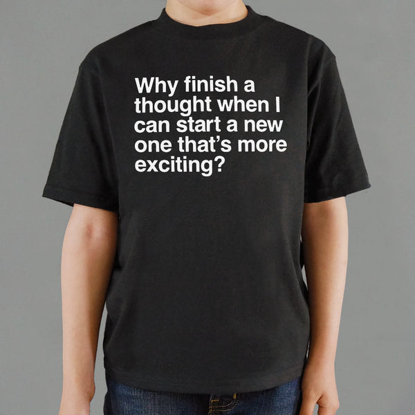 Finish a Thought Kids' T-Shirt