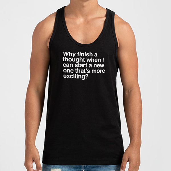 Finish a Thought Men's Tank