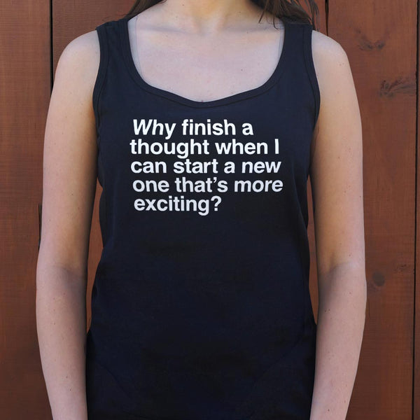 Finish a Thought Women's Tank