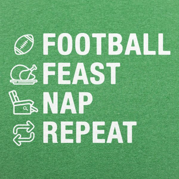 Football Feast Nap Men's T-Shirt