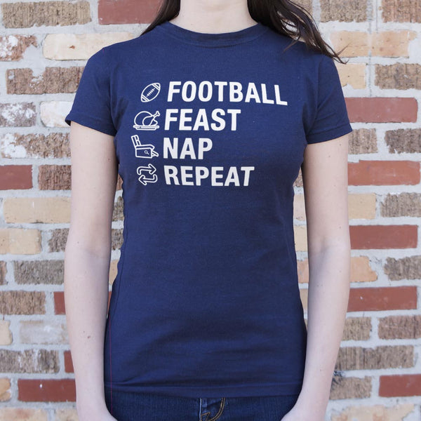 Football Feast Nap Women's T-Shirt