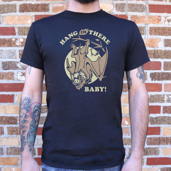 Hang In There Baby Bat Men's T-Shirt