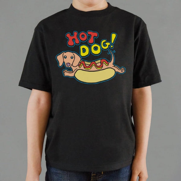 Hot Dog Full Color Kids' T-Shirt