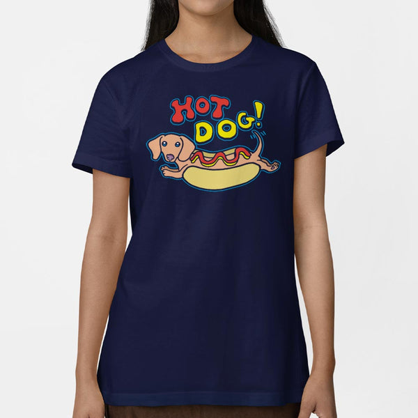 Hot Dog Full Color Women's T-Shirt