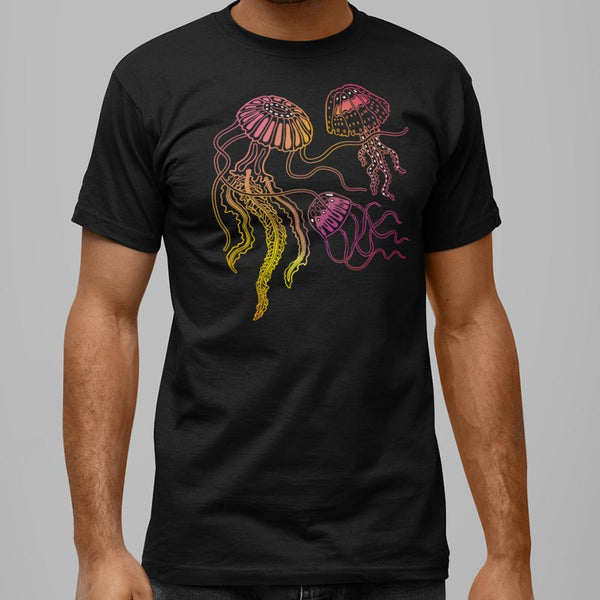 Jellyfish Trio Full Color Men's T-Shirt