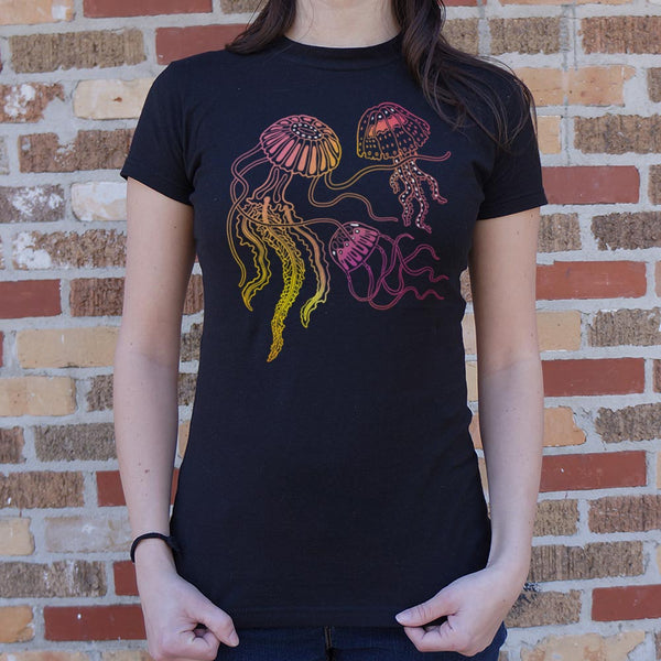 Jellyfish Trio Full Color Women's T-Shirt